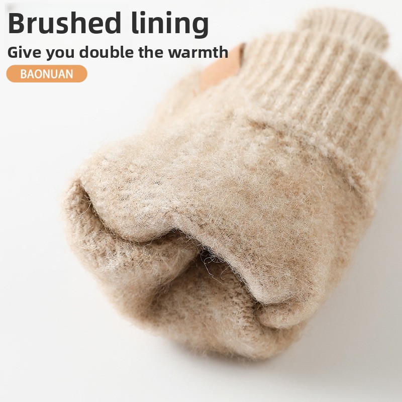 Gants d’hiver pour femmes, dou - Wool Glove Lined avis et prix