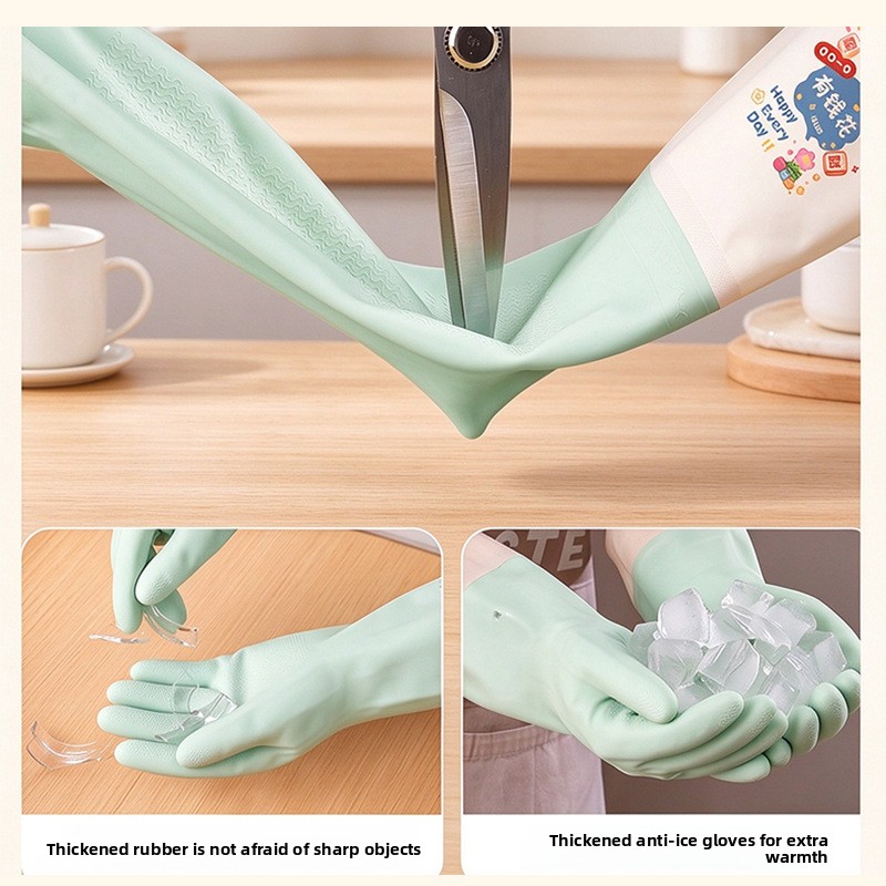 Gants de vaisselle extra longs - Dish Glove Rubber avis et prix