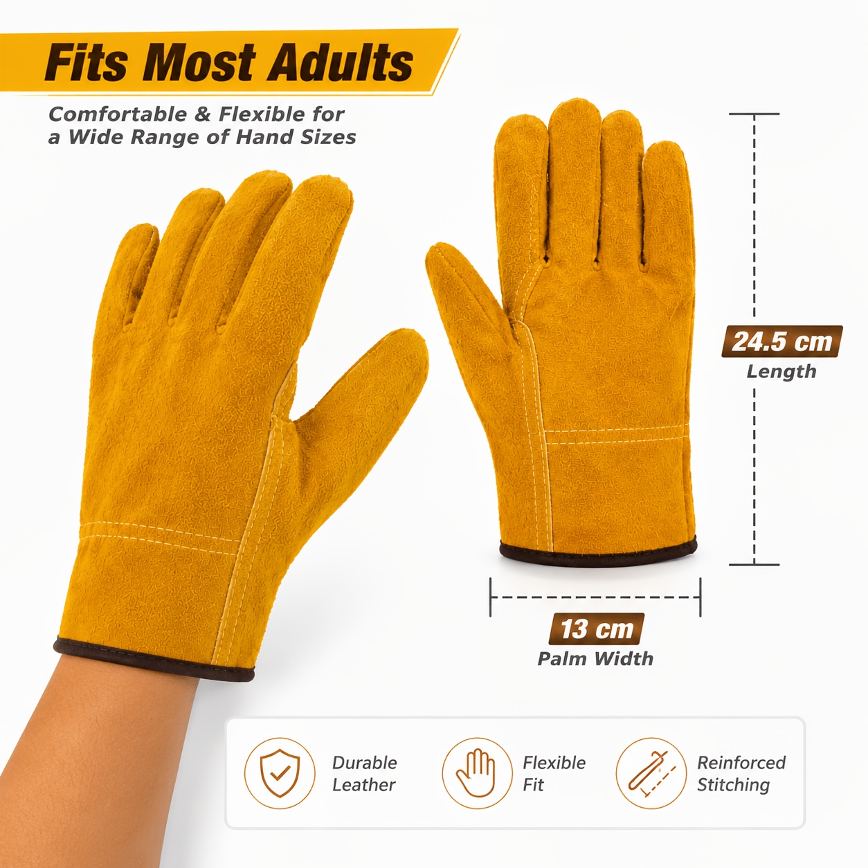 Gants de travail en cuir de mo - Leather Driving Glove avis et prix
