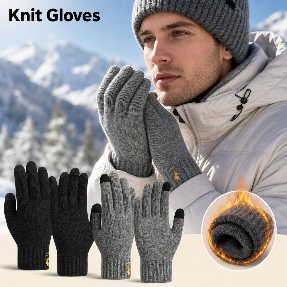 Gants d’hiver en tricot, compa - Wool Glove Lined avis et prix