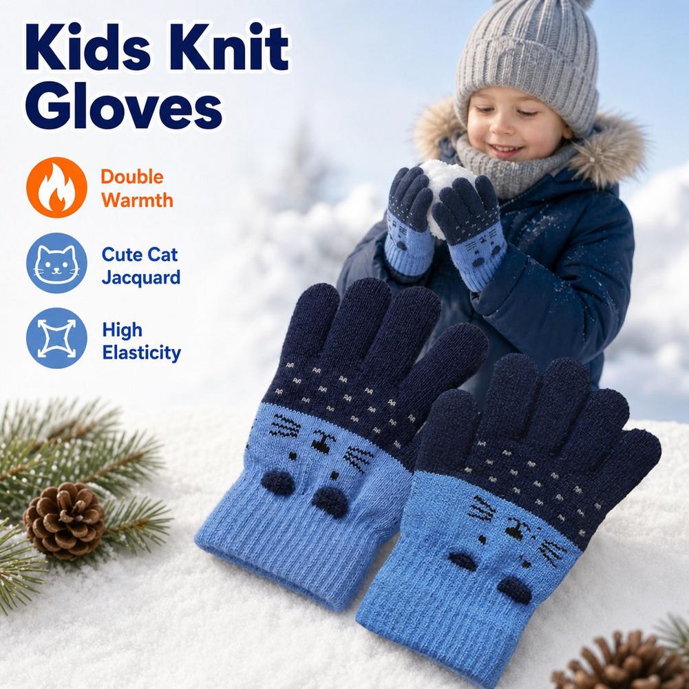 Gants en tricot pour enfants,  - Wool Glove Lined avis et prix