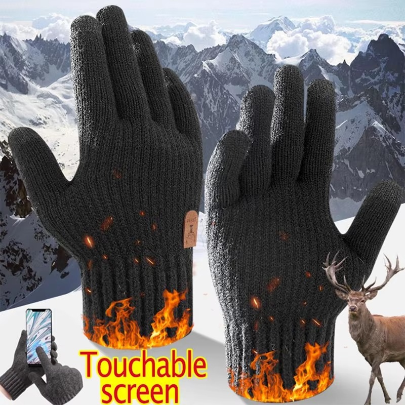Gants thermiques en laine tric - Wool Glove Lined avis et prix